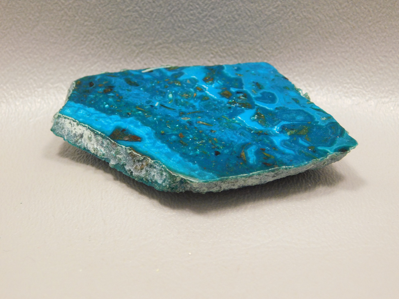Blue Chrysocolla Small Polished Freeform Slab Cabochon Arizona #S20