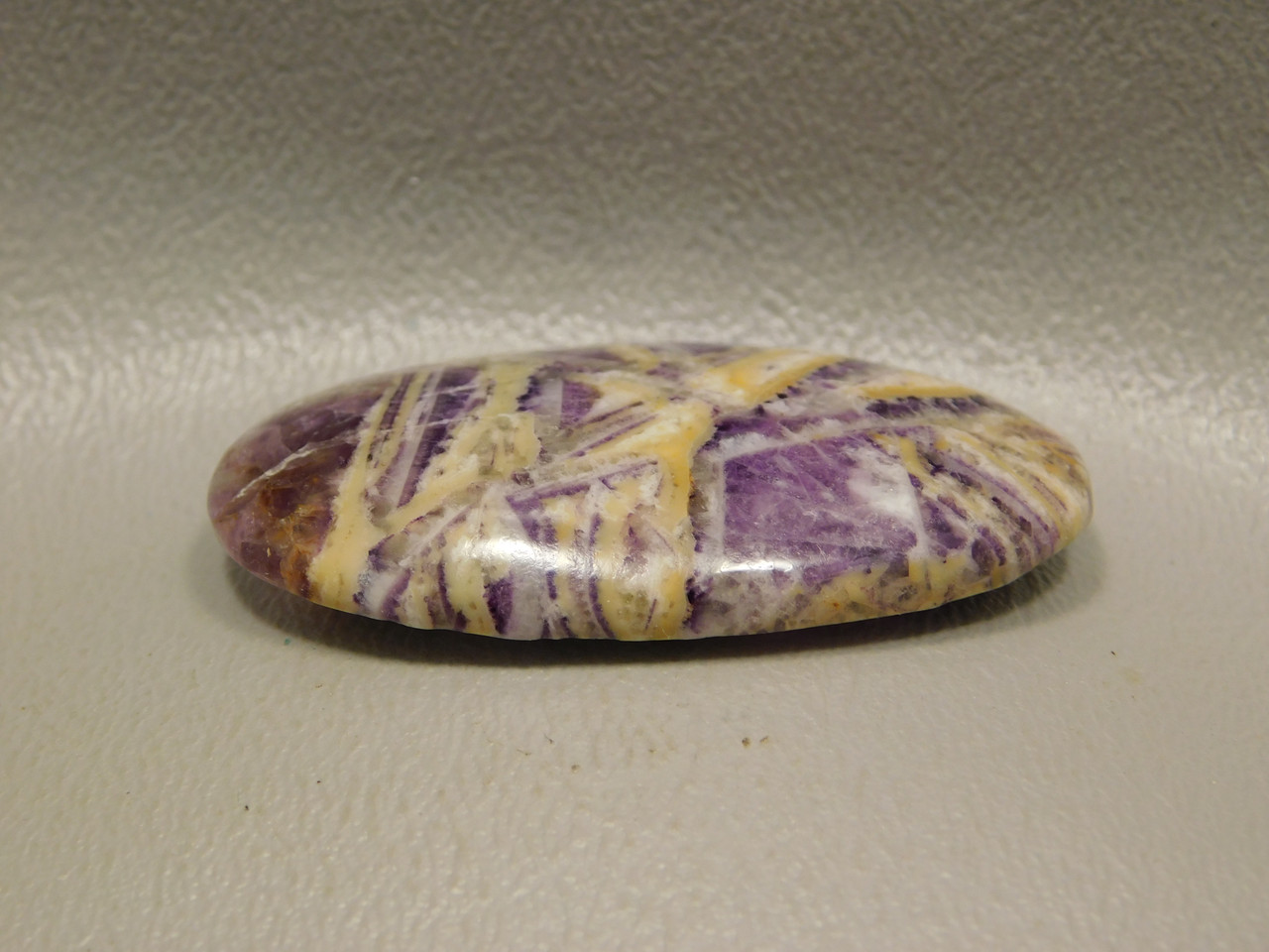 Purple Sagenite Opalized Fluorite Cabochon Oval Loose Stone #16