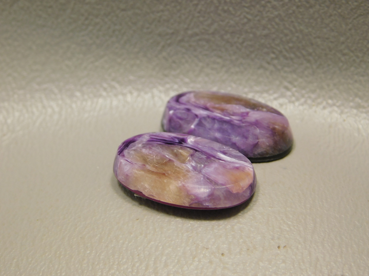 Charoite Purple Cabochon Loose Stones Matched Pairs Ovals #5