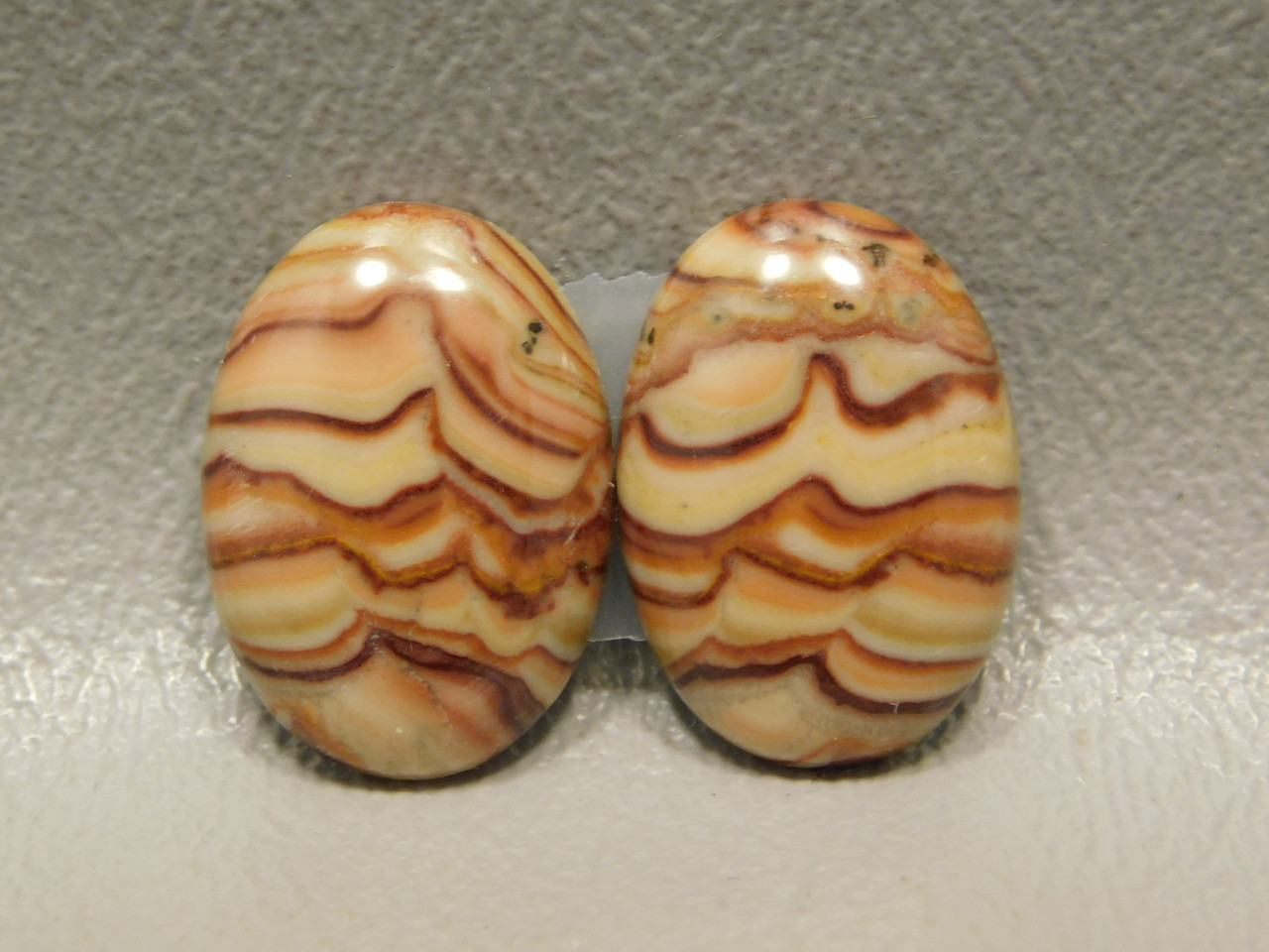 Wavy Dolomite Stone Cabochons Matched Pairs for Earrings #20