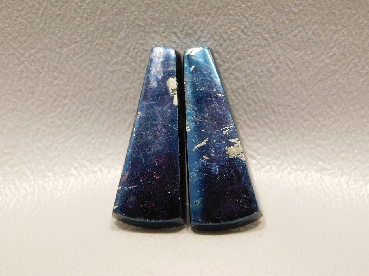 Covellite Matched Pair Cabochons #30