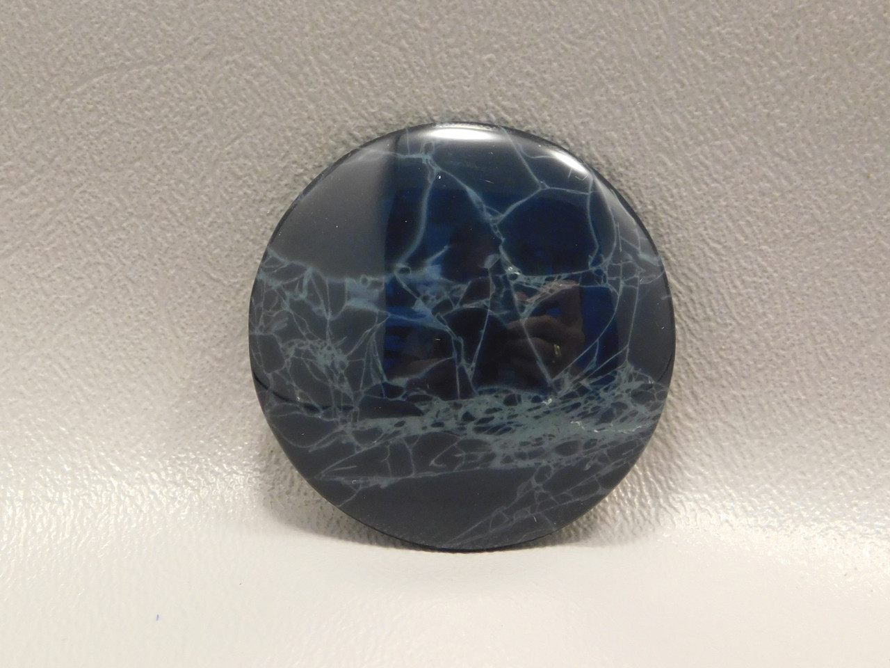 Blue Spiderweb Obsidian Cabochon Loose Jewelry Stone #13