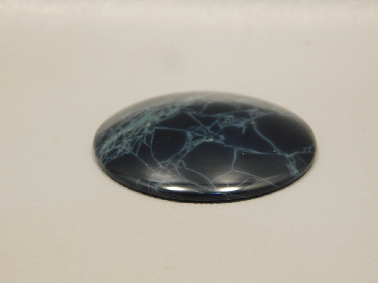 Blue Spiderweb Obsidian Cabochon Loose Jewelry Stone #13