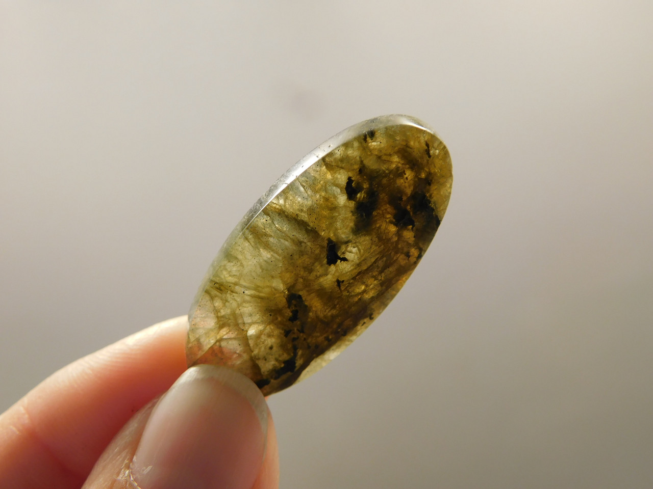 Labradorite Cabochon Iridescent Semiprecious Stone #11