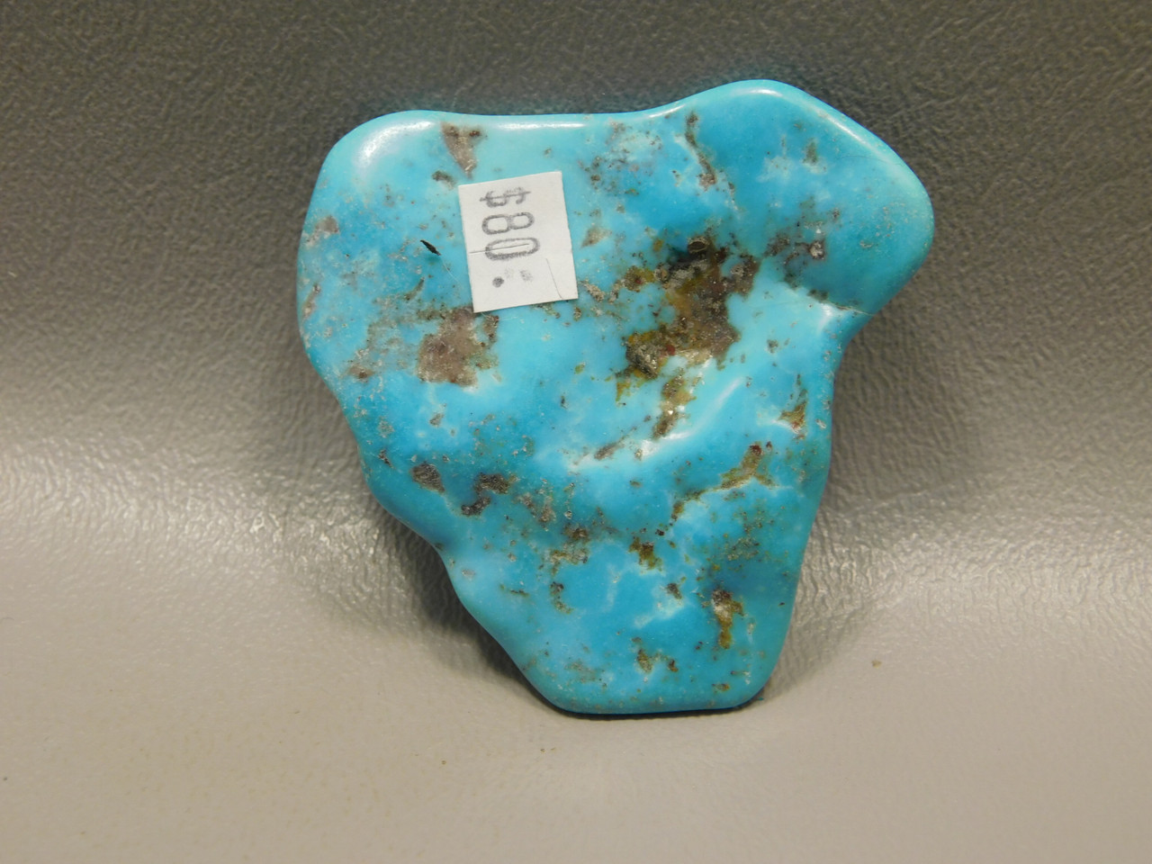 Large Tumbled Polished Turquoise Nugget Cabochon Blue Stone #N3