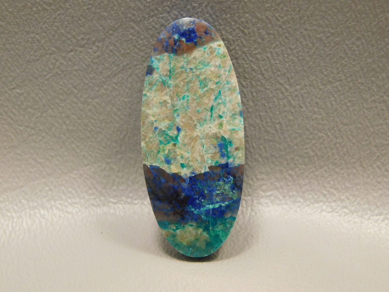 Blue Shattuckite Focal Point Drilled Stone Bead Pendant Arizona #4