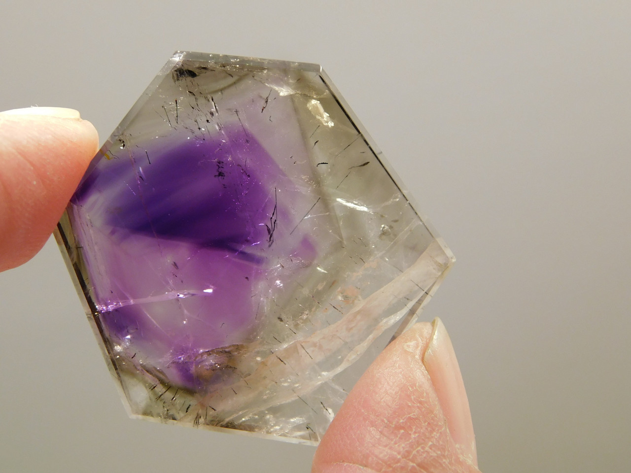Cacoxenite Amethyst Cabochon #38