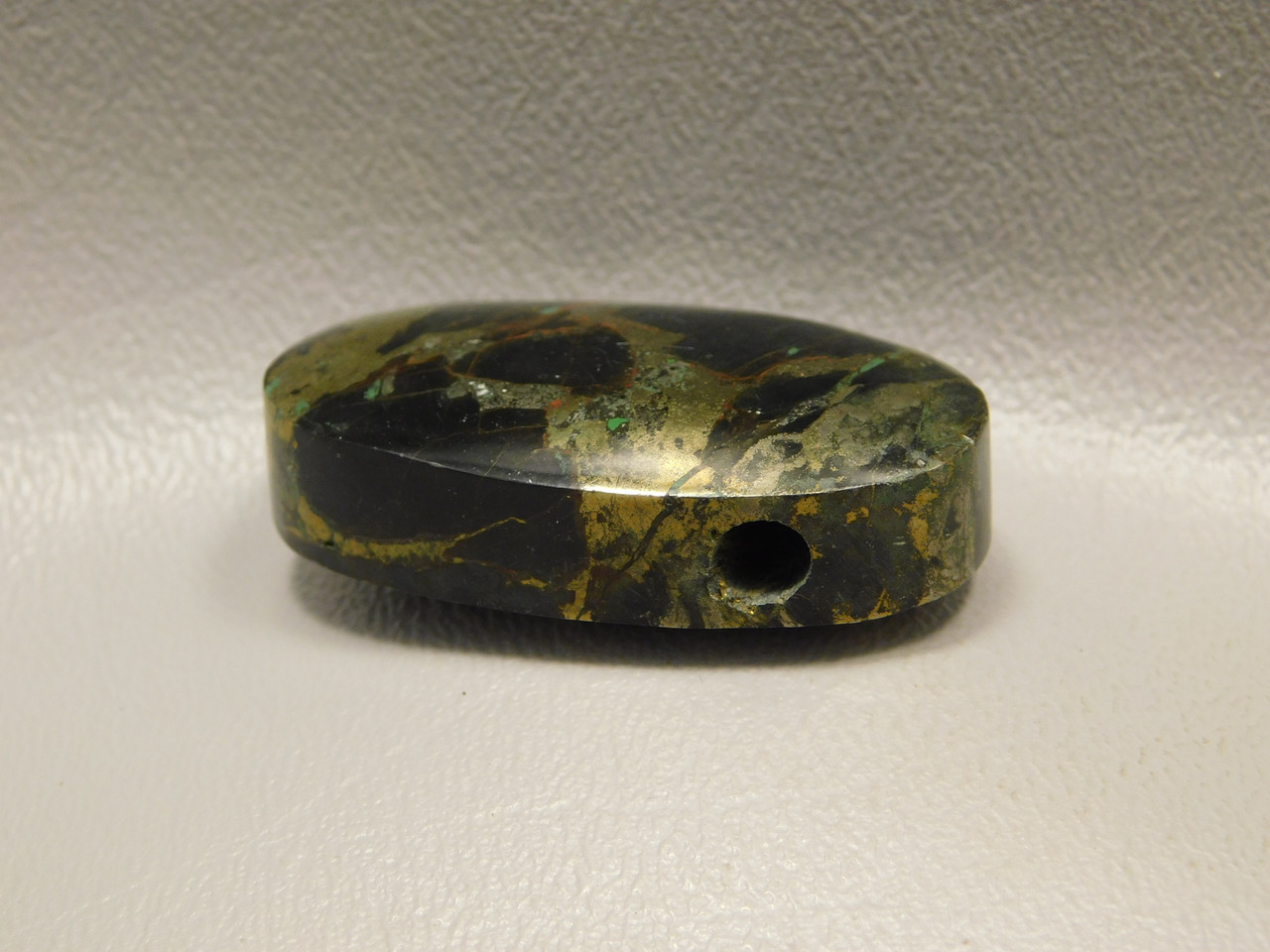 Apache Gold Semiprecious Gemstone Drilled Stone Bead Pendant #4