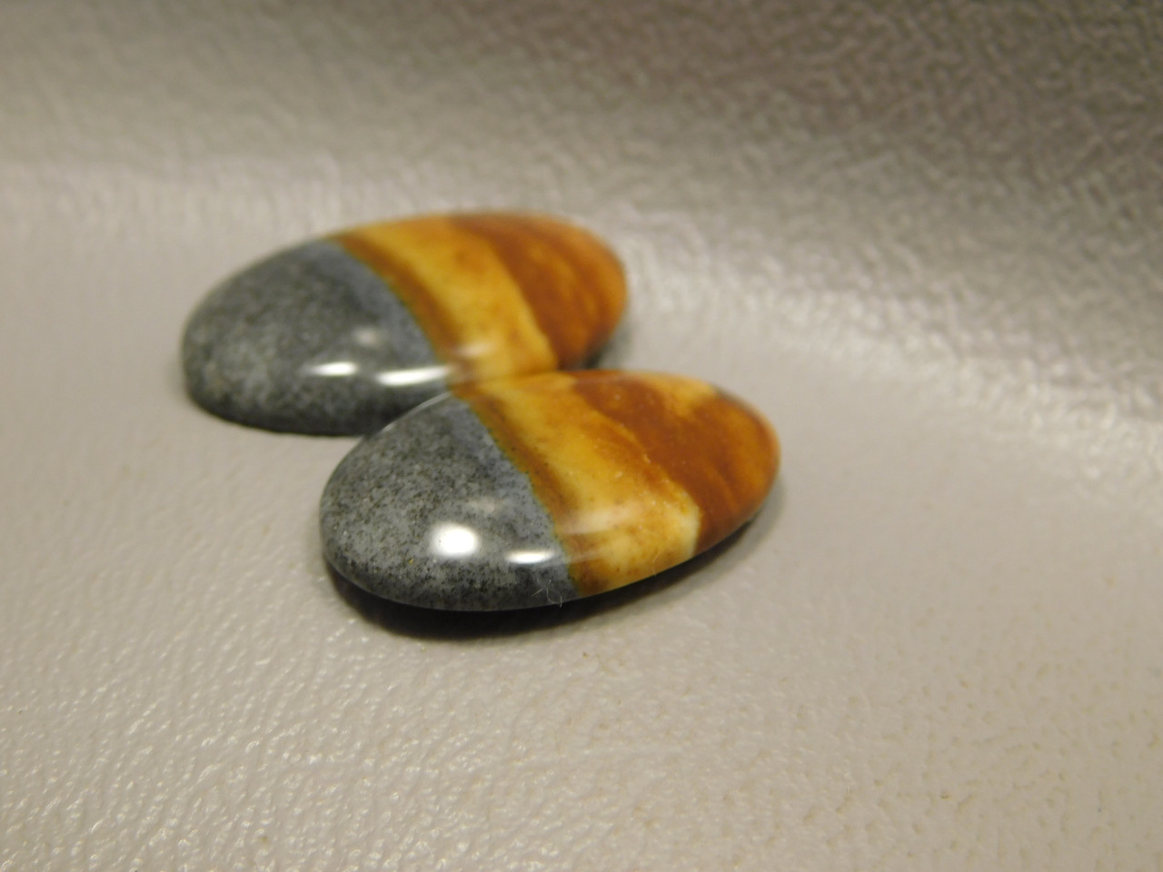Starry Night Landscape Jasper Matched Pairs Cabochons Stones #7