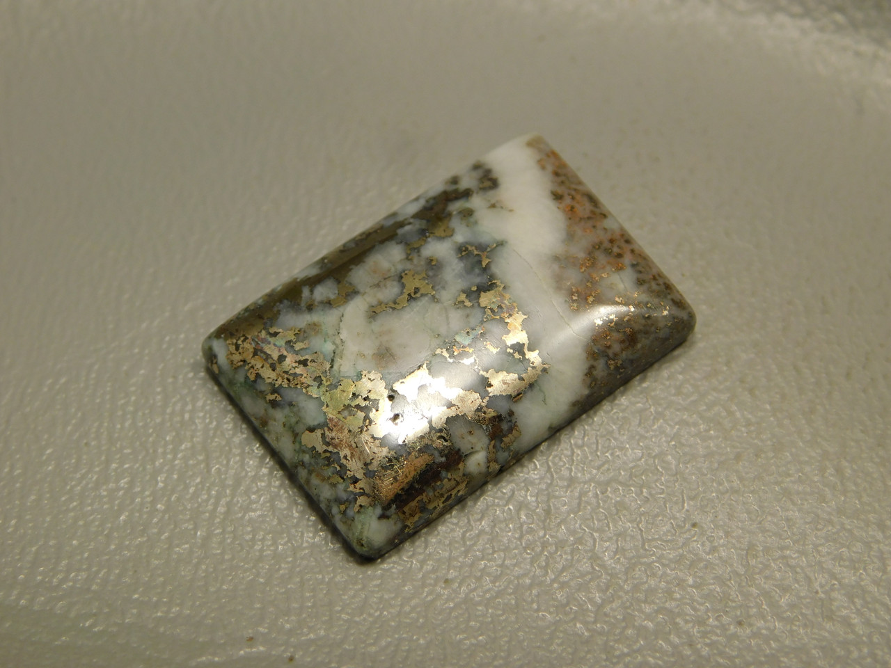 Mohawkite Stone Cabochon Rectangle Semi Precious Gemstone  #3