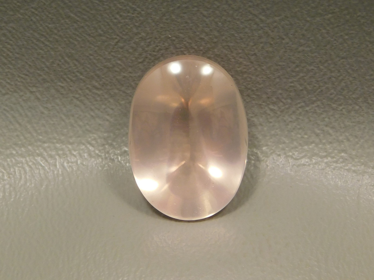 Rose Quartz Cabochon Pink Crystal Buff Topped Stone #1