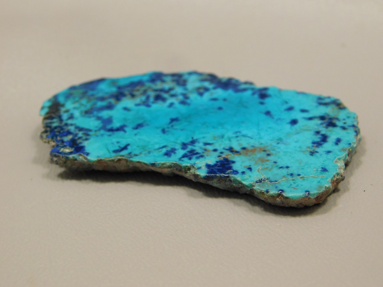 Blue Chrysocolla Shattuckite Loose Stone Slab Cabochon #S8