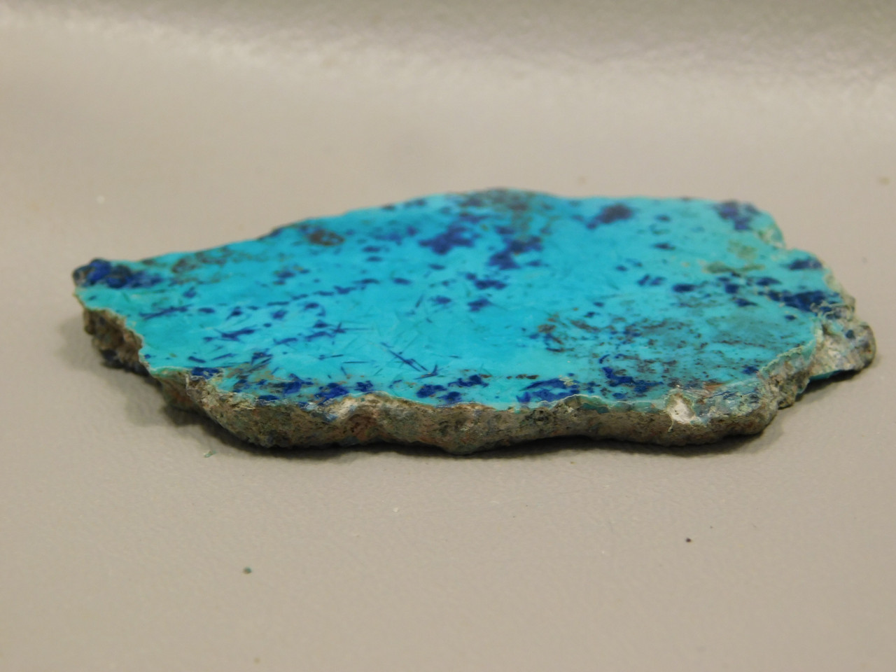 Chrysocolla Shattuckite Natural Polished Stone Slab Cabochon #S24