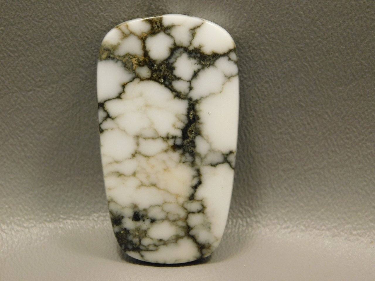 Jewelry Cabochon Stone White Howlite Tick Canyon California #24