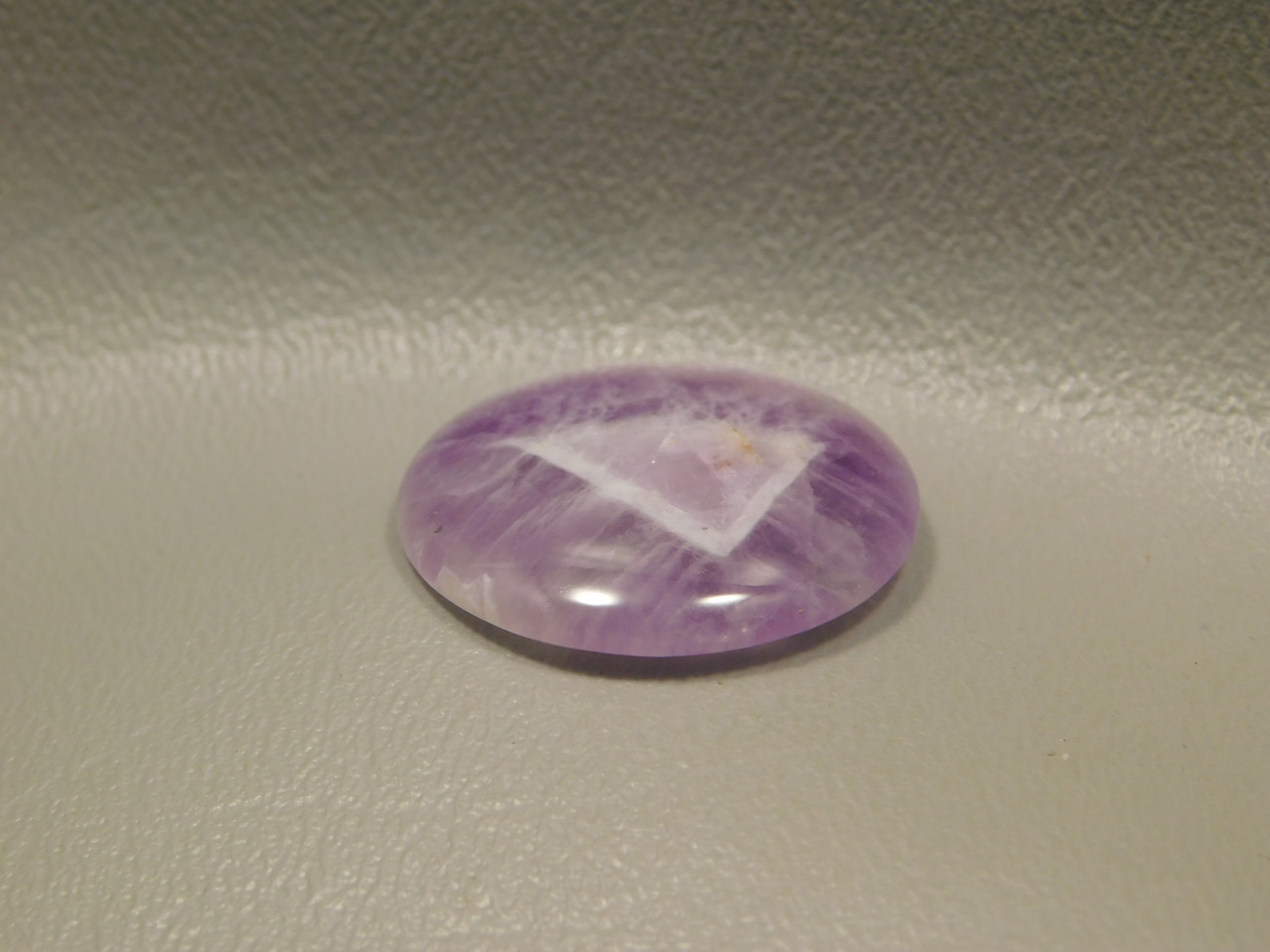 Chevron Amethyst Purple Stone Cabochon 25 mm #6