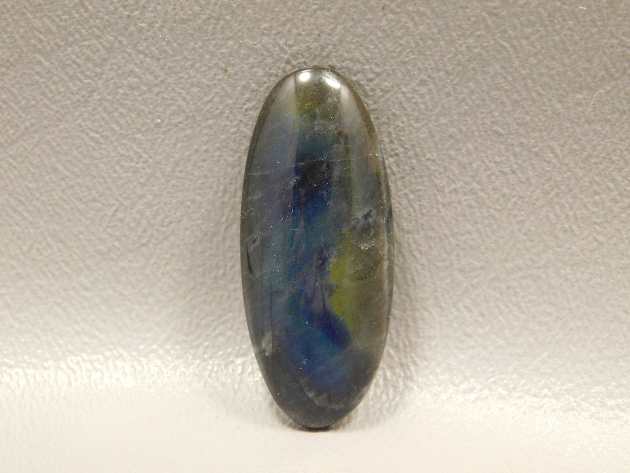 Flashy Yellow Blue Spectrolite Cabochon Rainbow Stone #4