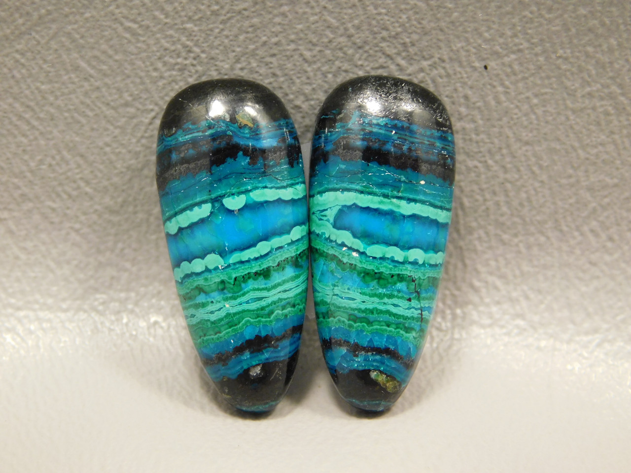 Chrysocolla Malachite Blue Black Jewelry Stones Cabochons Arizona #19
