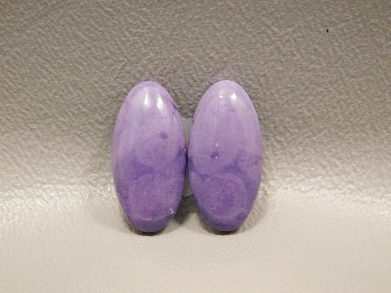 Tiffany Stone Cabochons Matched Pairs Purple Gemstones #5