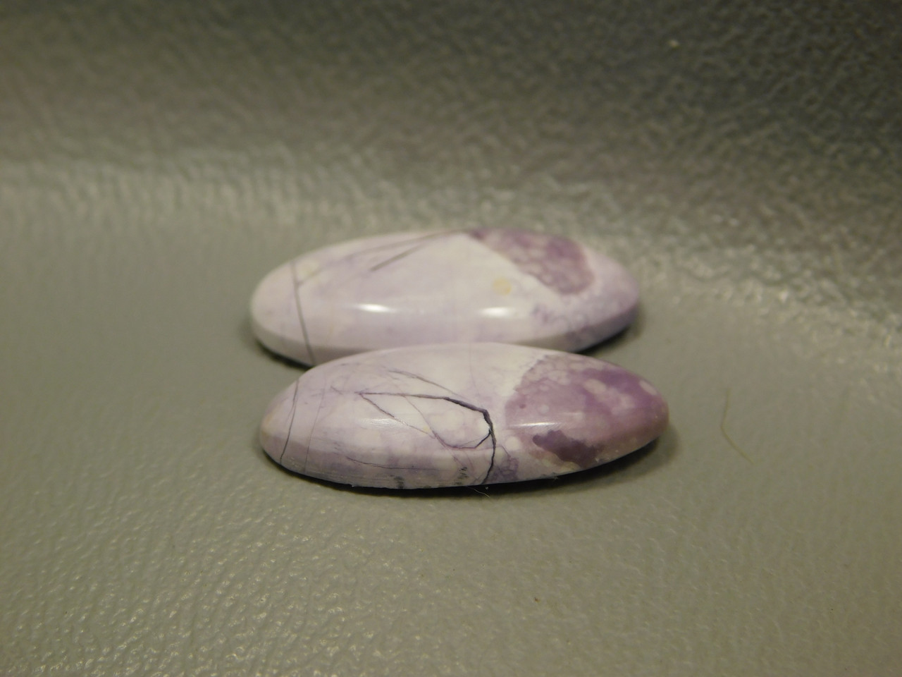 Tiffany Stone Jewelry Cabochons Matched Pairs Purple #19