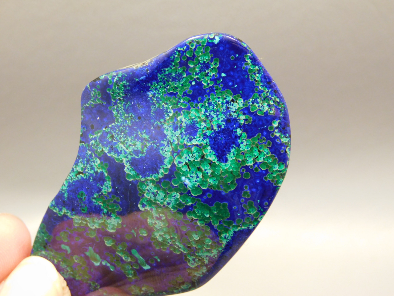 Azurite Malachite Large Freeform Collector Stone Cabochon #xl1