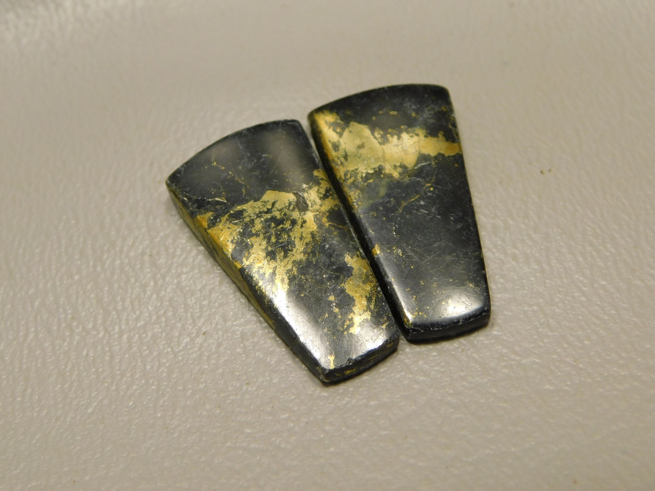 Apache Gold Matched Pairs Designer Cabochons Stones #2