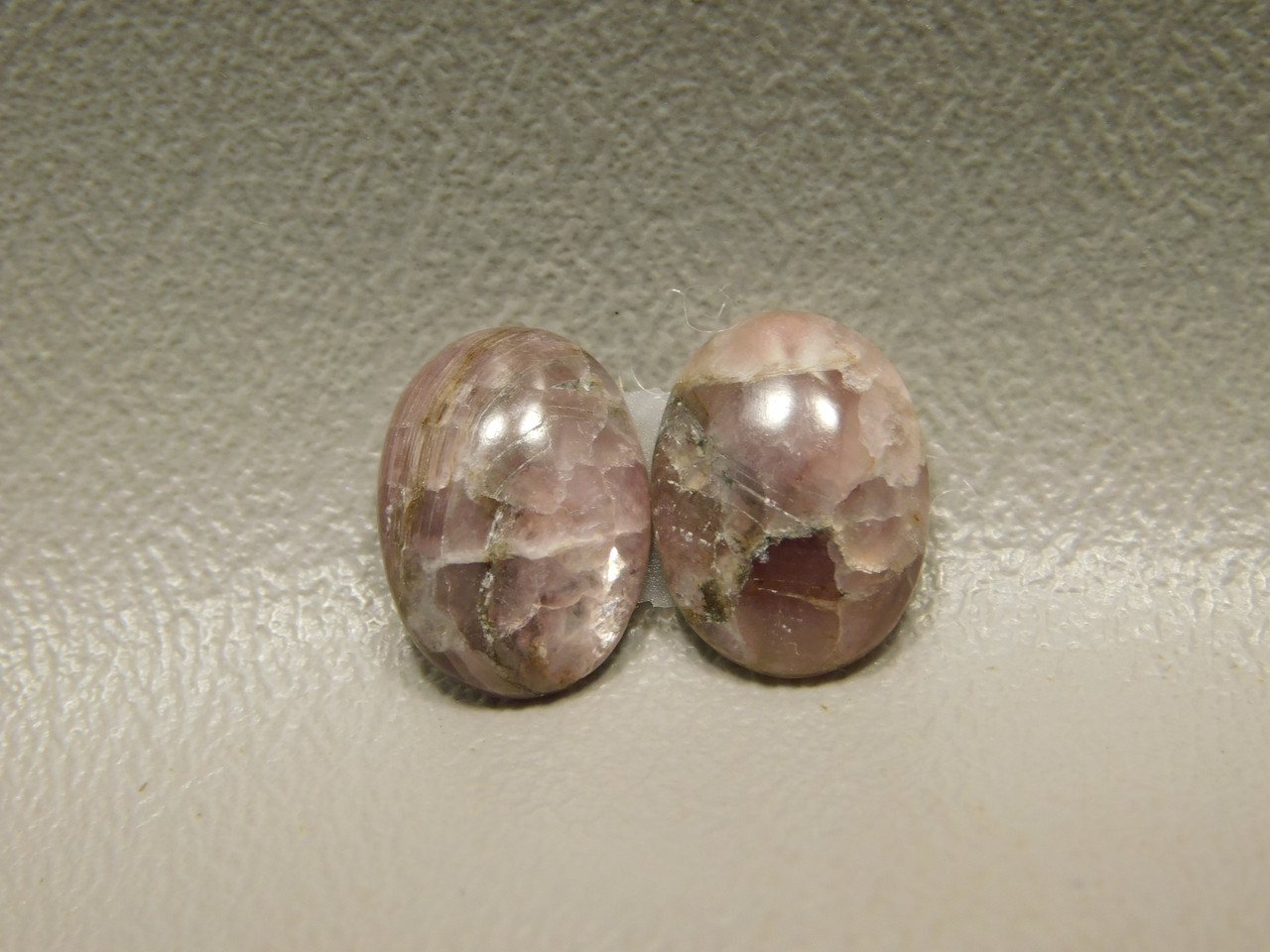 Lepidolite Matched Pairs Stones Cabochons Small Ovals #3