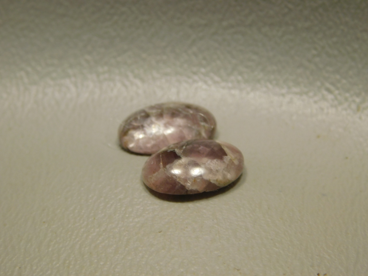 Lepidolite Matched Pairs Stones Cabochons Small Ovals #3