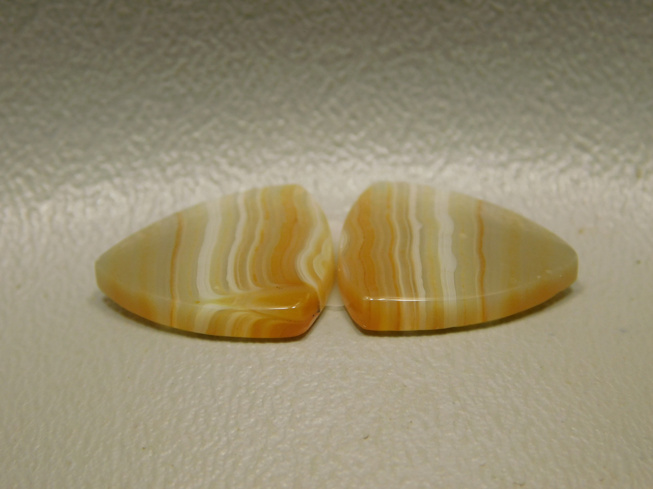 Brazilian Striped Agate Cabochons Matched Pairs #8