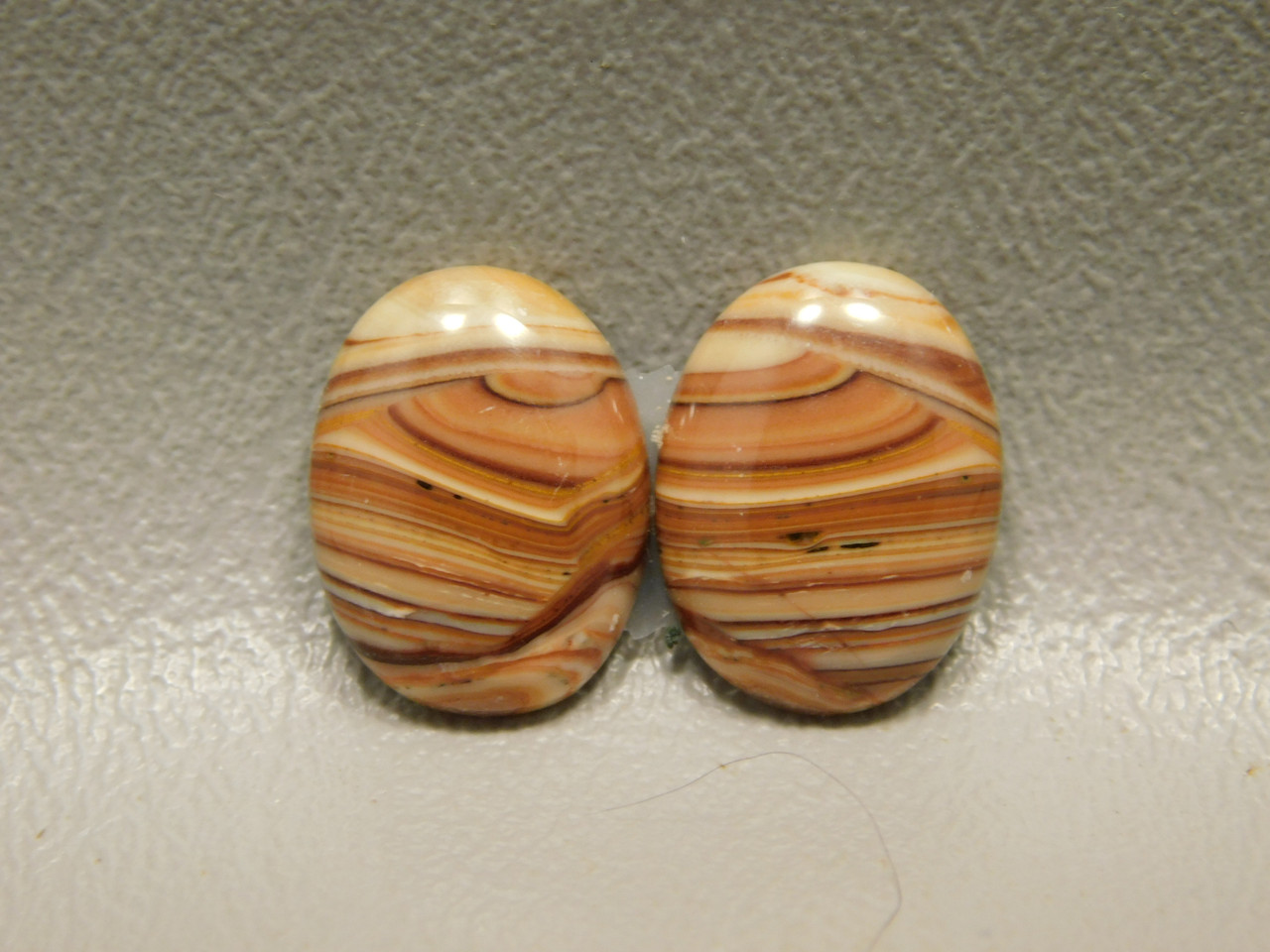 Wave Dolomite Stone Cabochons Matched Pairs for Earrings #1