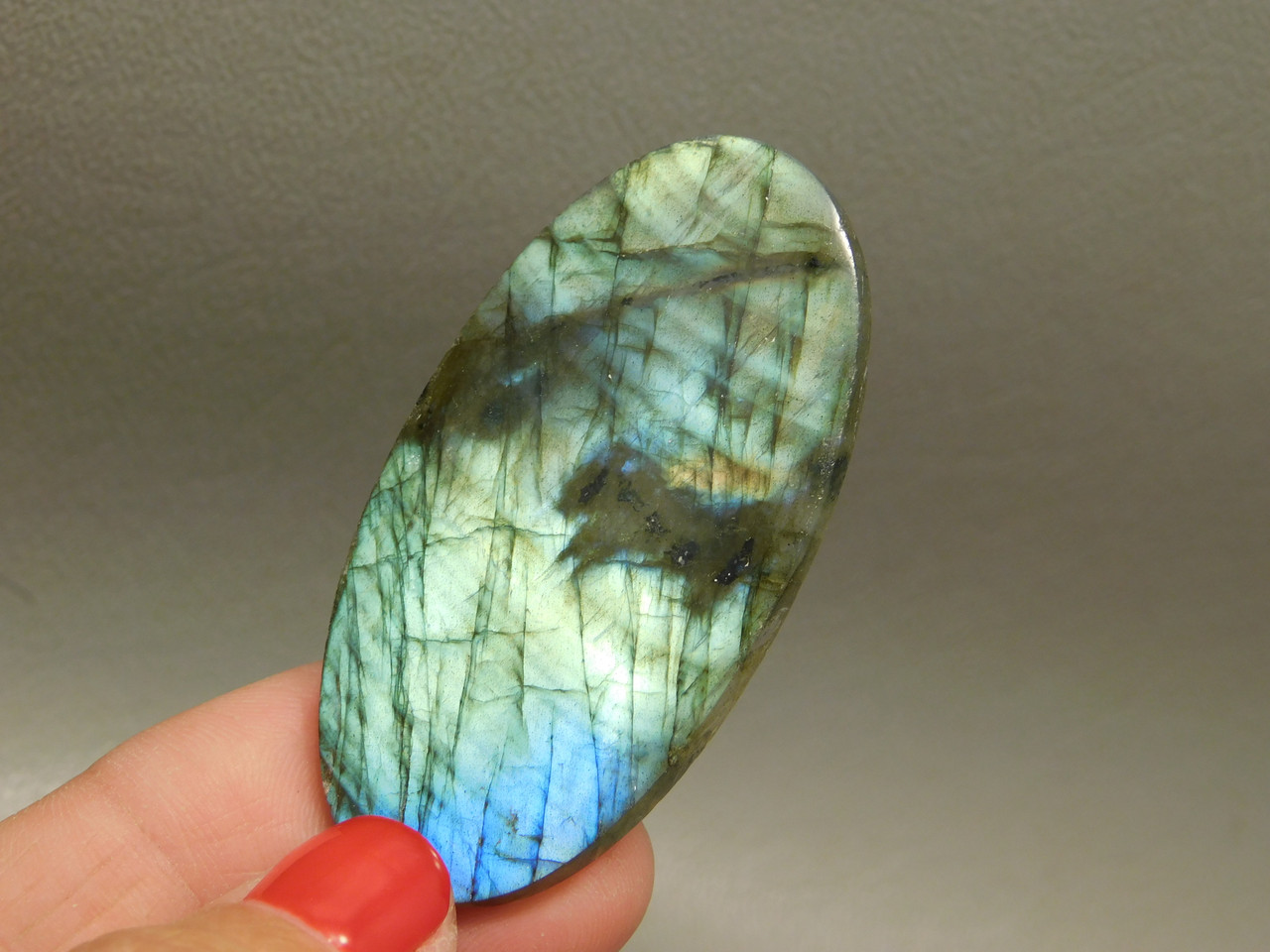 Labradorite Cabochon Semi Precious Gemstone Designer Stone #4