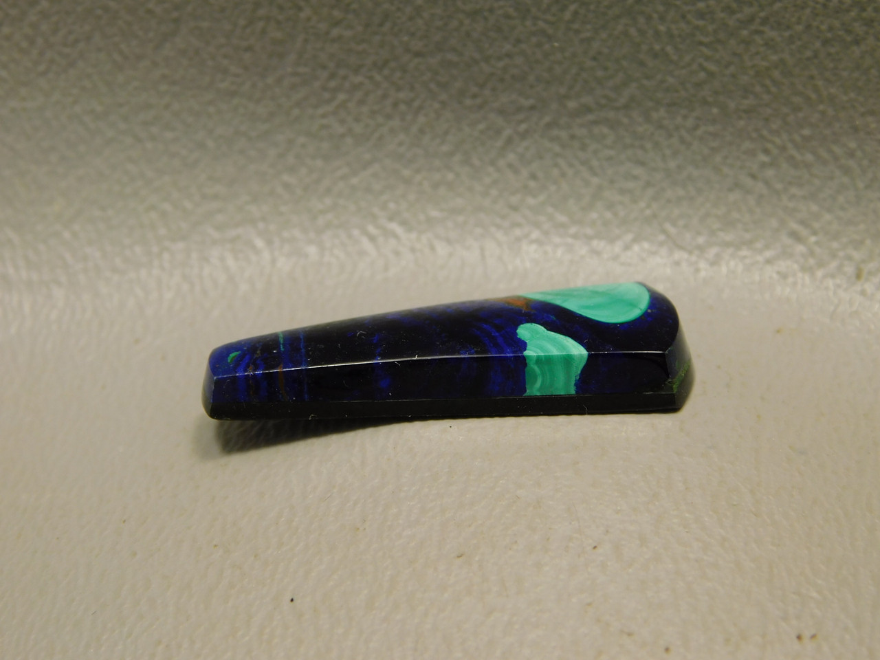 Cabochon Malachite Azurite Naturelle Multicolore - Forme Libre 54x26x5mm - 49 Carats - Lapidaire
