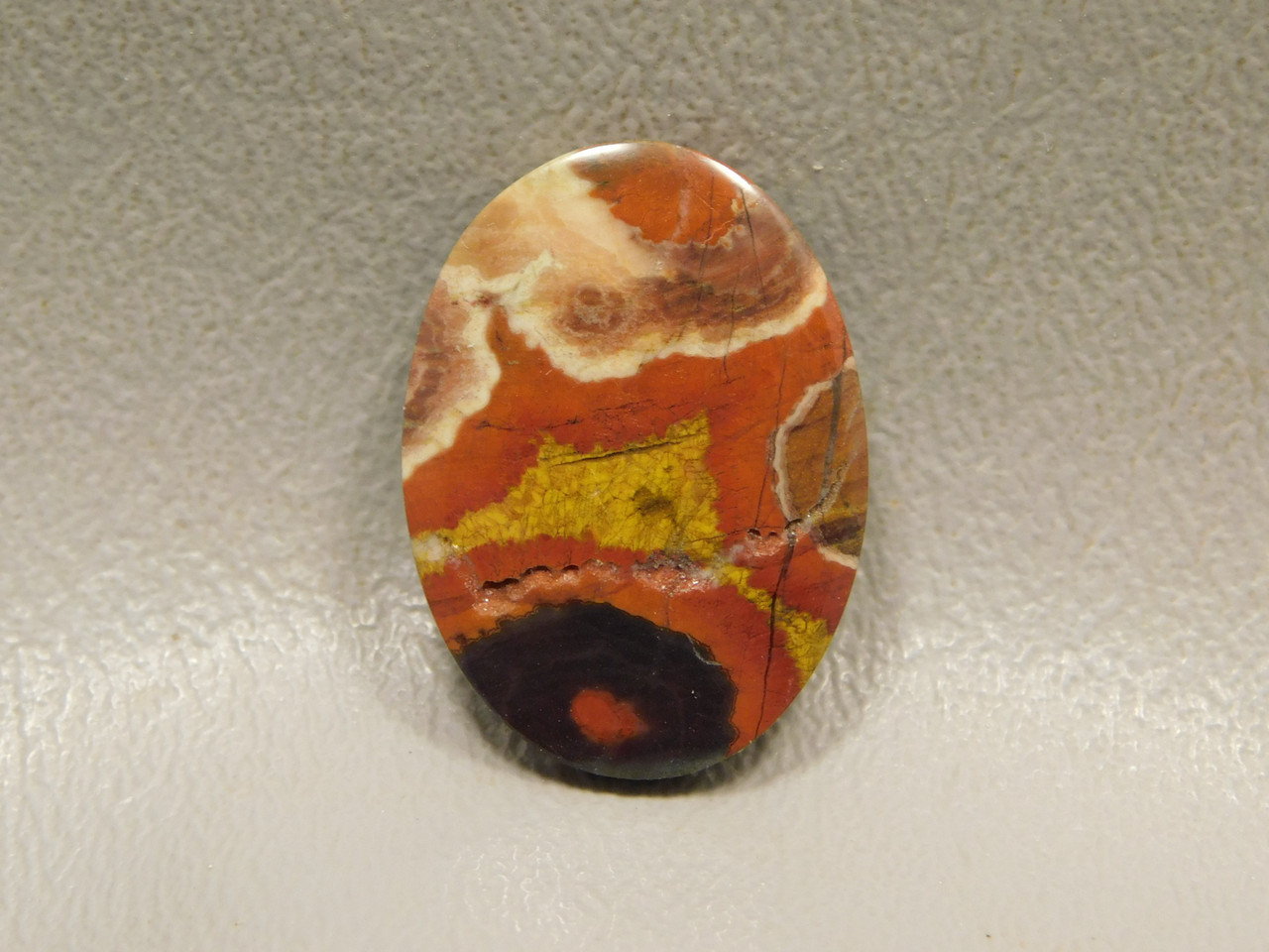 Morgan Hill Poppy Jasper Cabochon #6