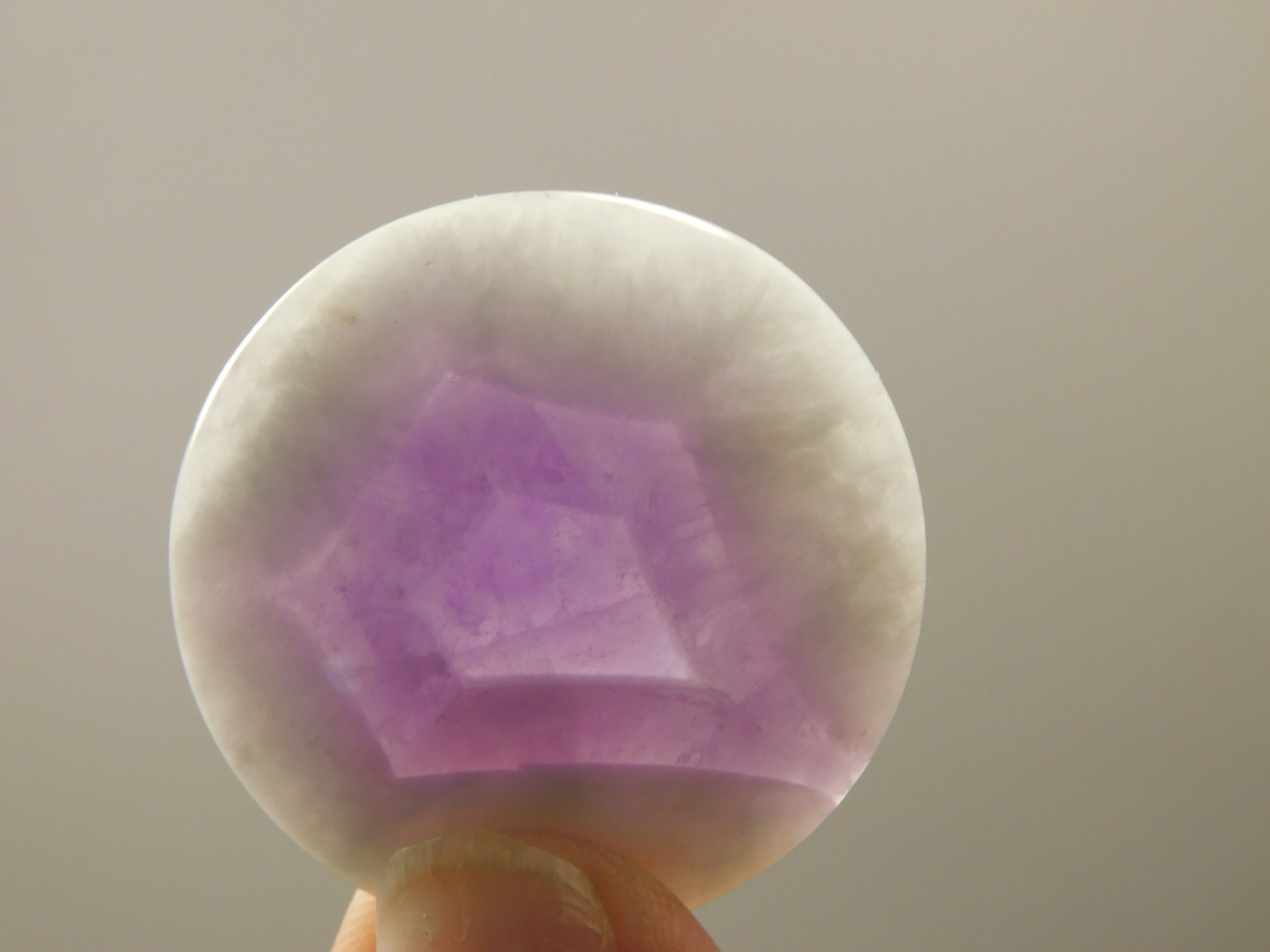 Chevron Amethyst Cabochon #16