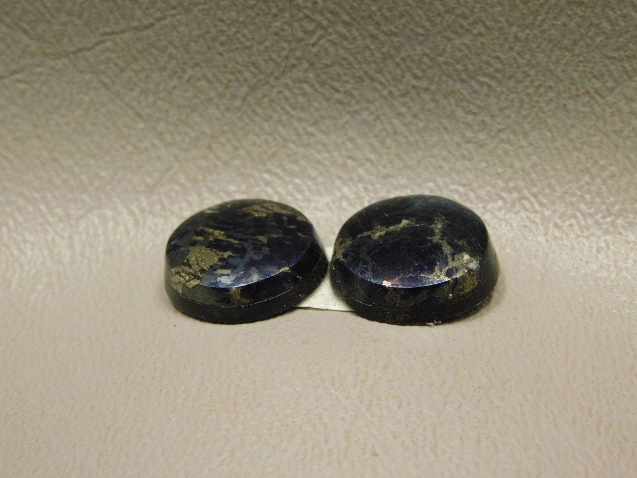 Covellite Matched Pair Cabochons #8