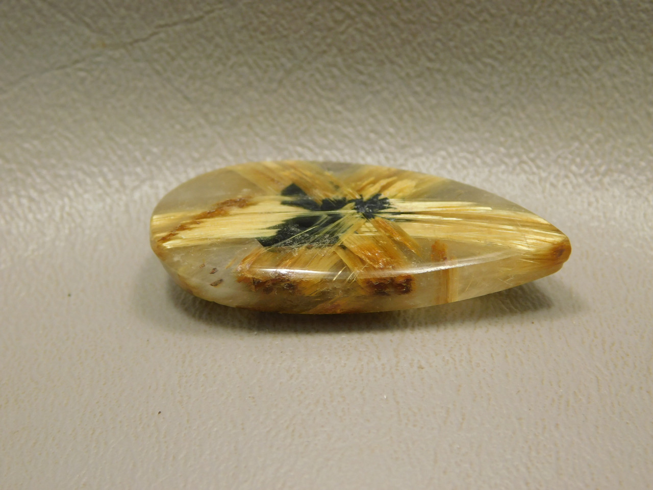 Star Rutile Rutilated Quartz Cabochon #SRQ14