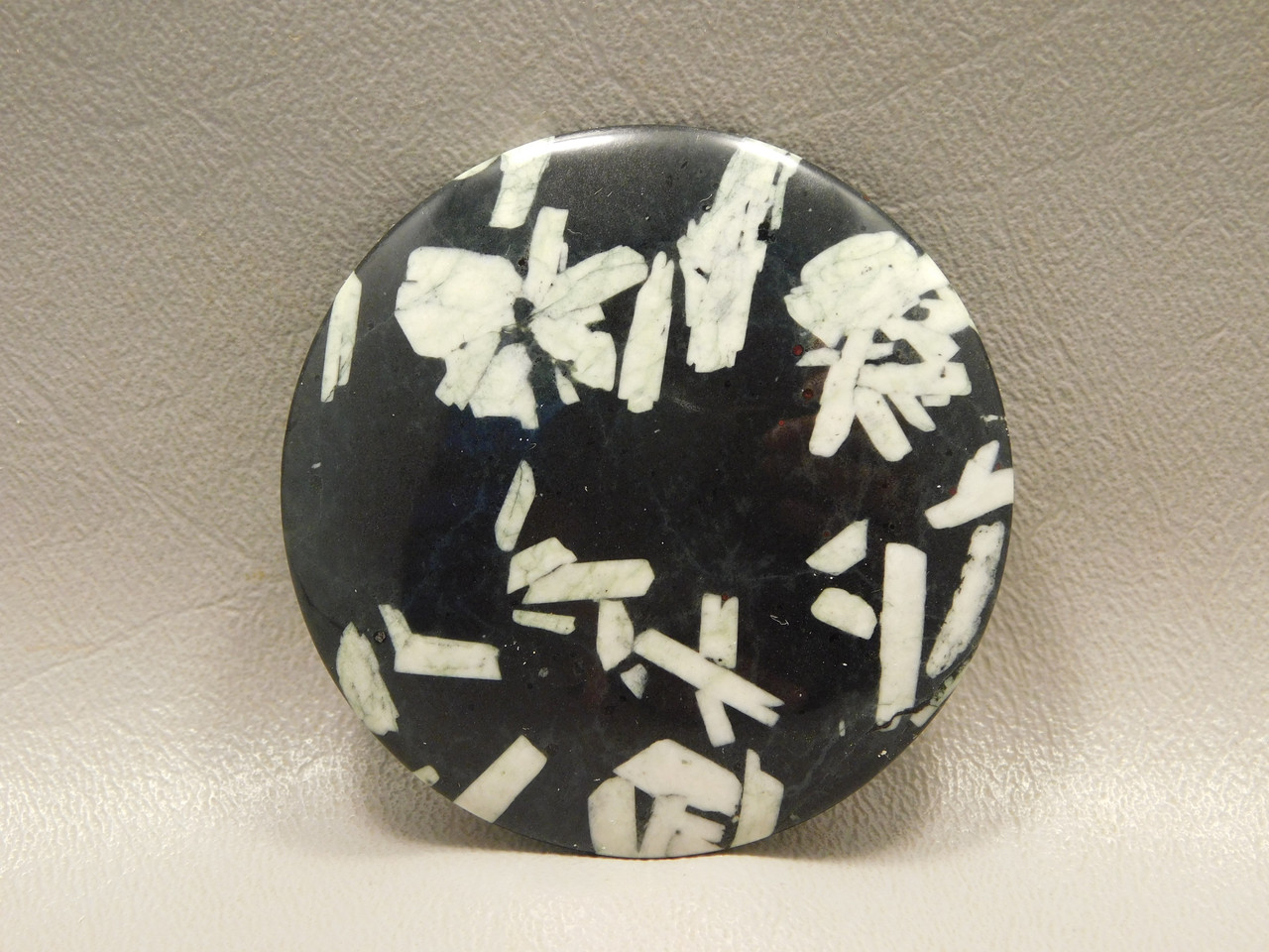 Chinese Writing Rock Cabochon Stone #21