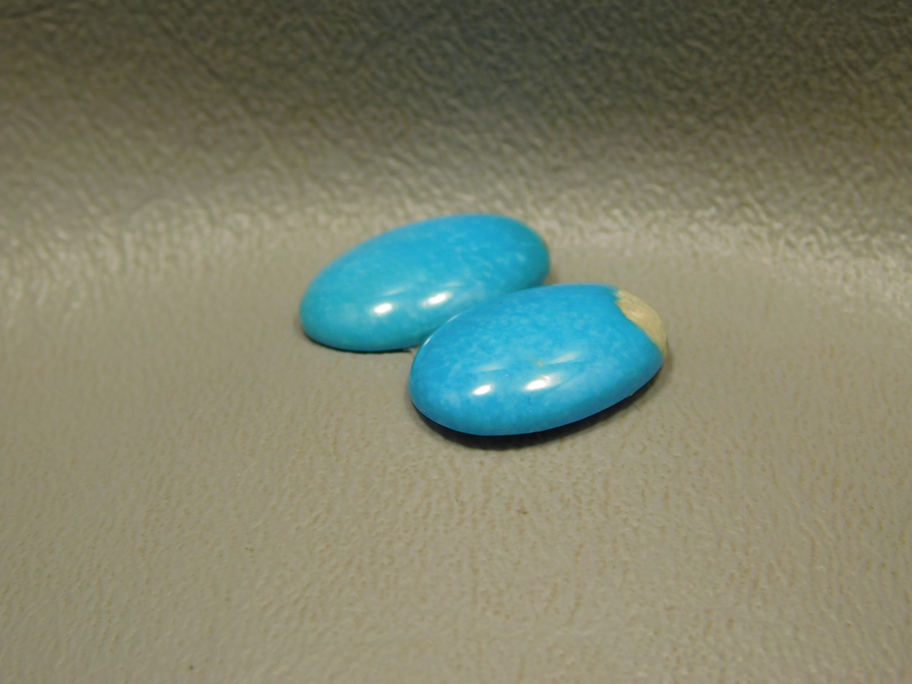 Turquoise Matched Pair Loose Stone Cabochons #9