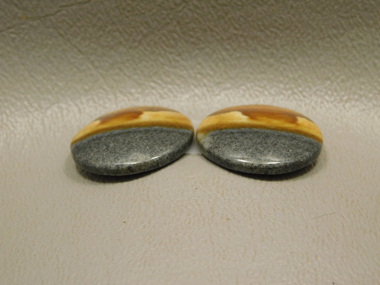 Starry Night Picture Jasper Matched Pair Cabochons #18