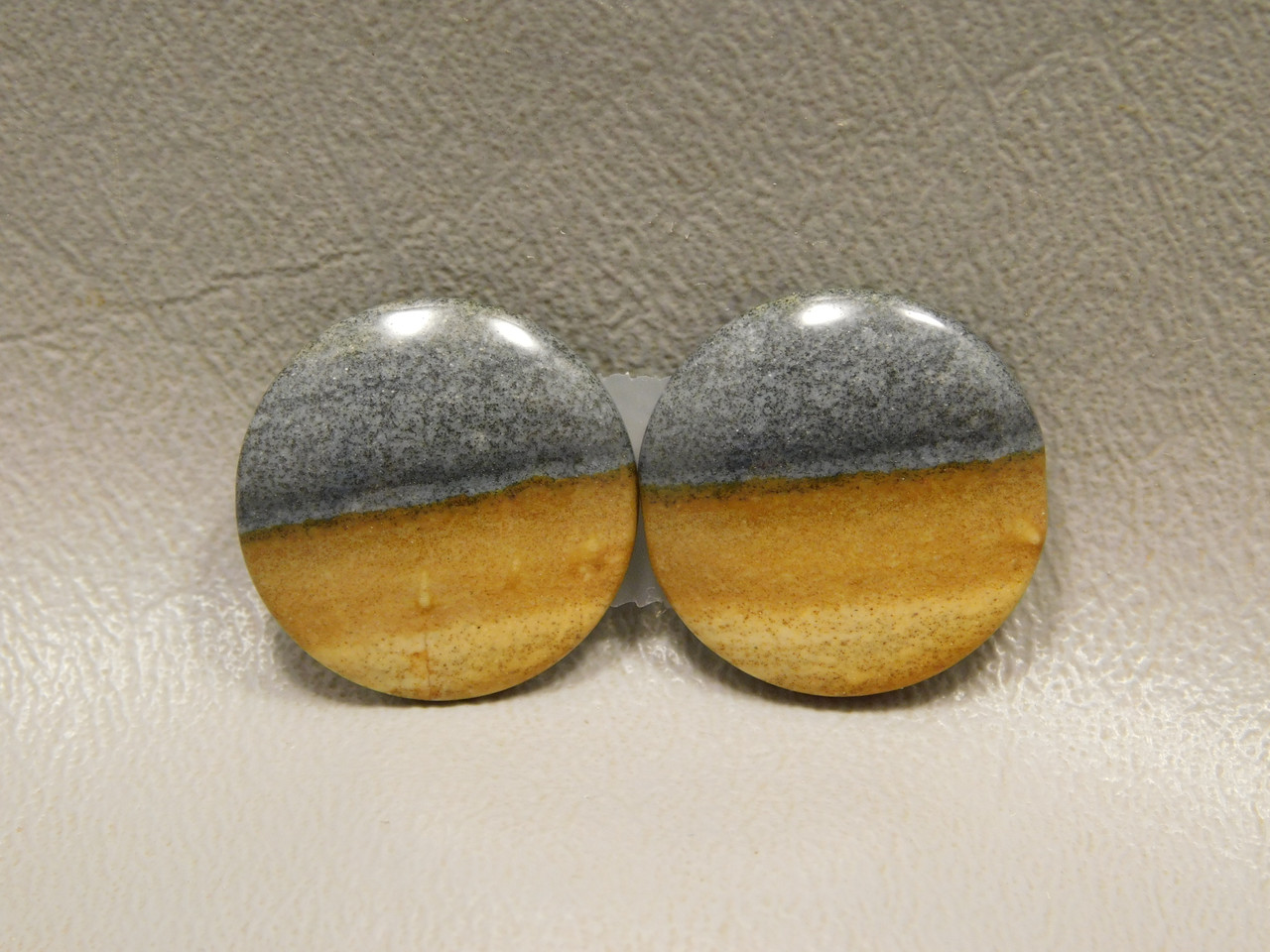 Starry Night Picture Jasper Matched Pair Cabochons #8