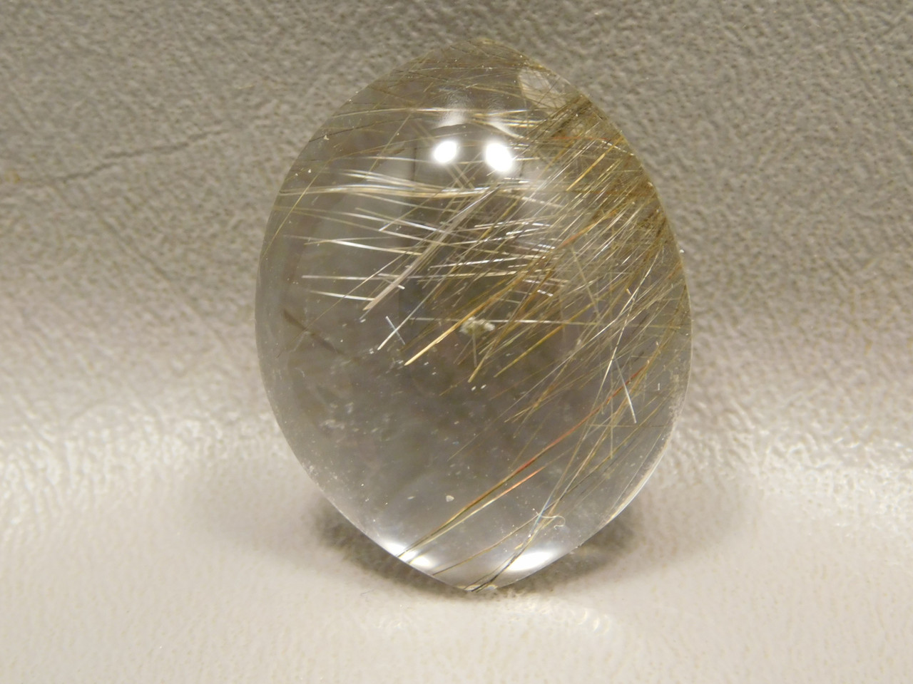 Rutilated Quartz Gemstone Cabochon #RQ14