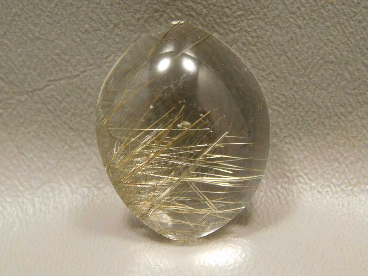 Rutilated Quartz Gemstone Cabochon #RQ14