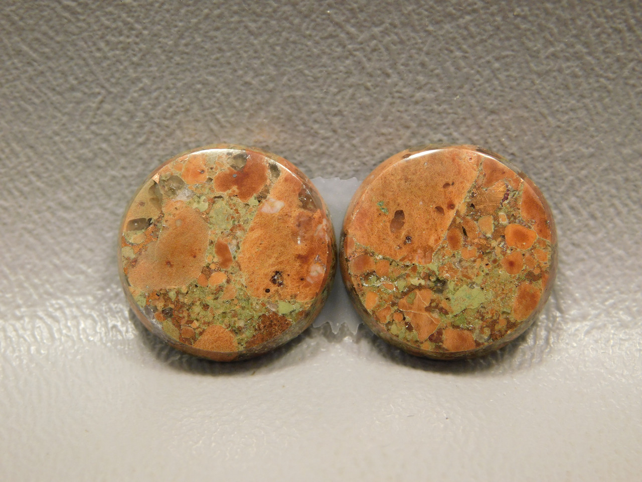 Copper Rose Matched Pair Cabochons #13