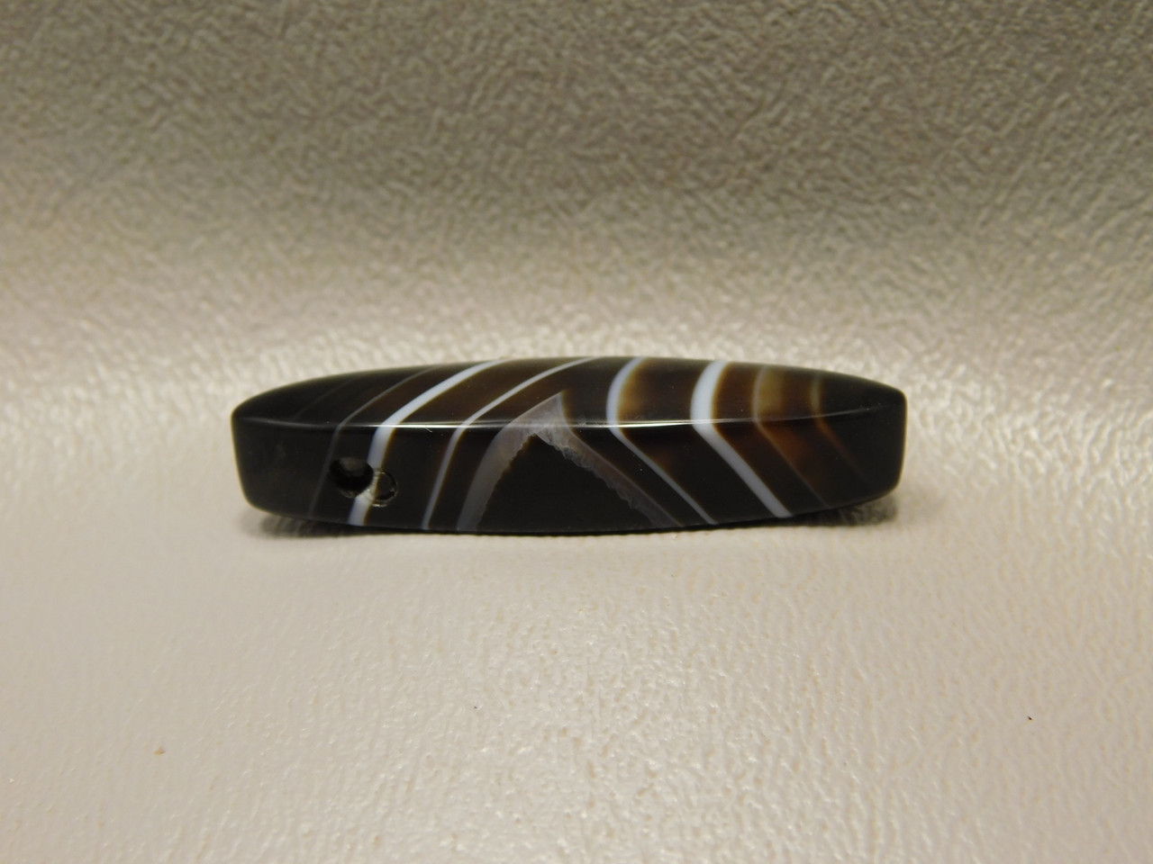 Tuxedo Agate Stone Bead Pendant #10