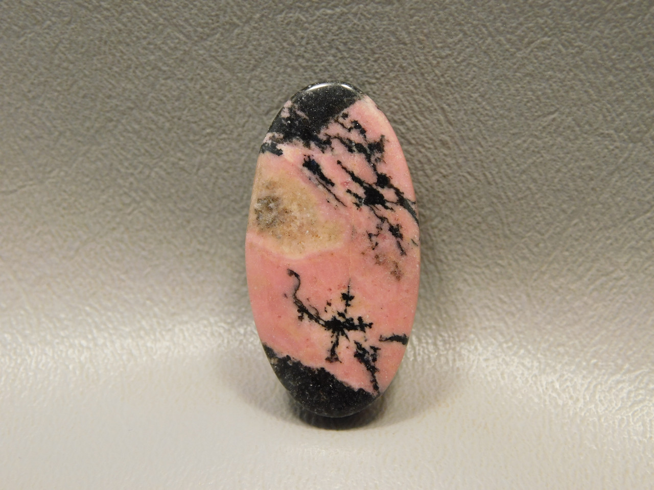 Rhodonite Stone Bead Pendant #9