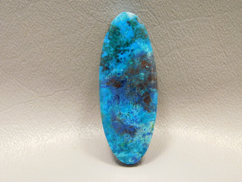 Chrysocolla Shattuckite Stone Bead Pendant #12