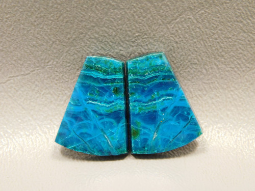 Chrysocolla-Malachite Matched Pair Cabochons #18
