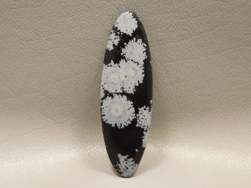 Snowflake Obsidian Cabochon #1