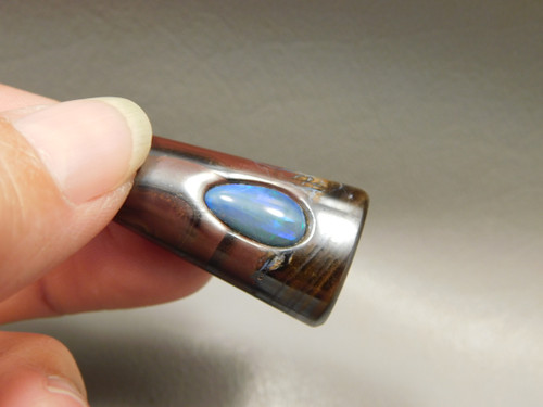 Korite Boulder Opal Gemstone Bead Pendant #B11