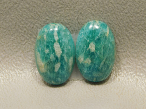 Amazonite Matched Pair Cabochons #20