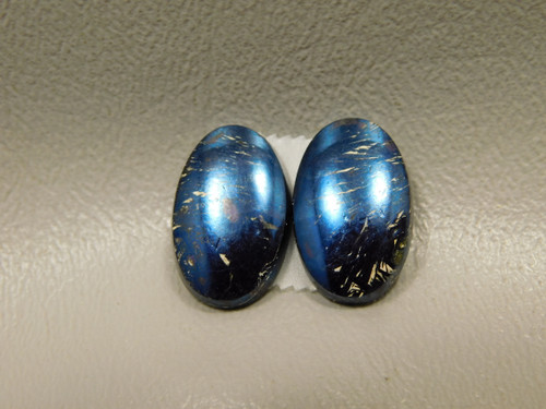Covellite Matched Pair Cabochons #15